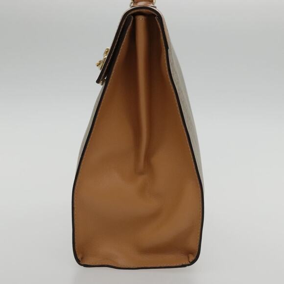 CELINE Macadam Canvas Hand Bag Coated Canvas Beige - Picture 5 of 12